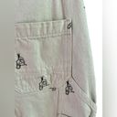 Disney Donald Duck Cargo Jeans Size 30 Light Tan Cream Relaxed Lightweight Pants Photo 5