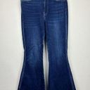 Vervet FLYING MONKEY DARK WASH JEANS WOMENS SIZE 28 HIGH RISE SUPER FLARE BELL BOTTOMS Photo 0