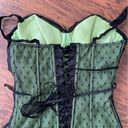 Frederick's of Hollywood Frederick of Hollywood green corset Photo 2