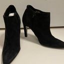 Ralph Lauren , black suede stiletto booties sz 9.5 Photo 0