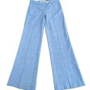 Theory  women’s classic wool wide leg long pants suit trousers gray Sz 6 Photo 0