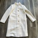 J.Crew  NWT Textured Wool Blend Coat in Ivory Size 8 Photo 8