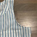 Sanctuary  Blue + White Stripe Button Up Tank. Size Small. Excellent condition! Photo 3