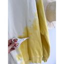 Madhappy  | Tie Dye Pullover Sweatshirt Oversized | Yellow White | Sz M Photo 4