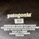 Patagonia  Mini Surplice Dress 3/4 Sleeve V Neck Casual Cotton Black XS Photo 1