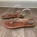 REEF  flat brown strappy sandals ~ boho bead detail ~ women’s size 10 Photo 3