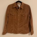 Jones Wear Brown Corduroy Shirt Photo 0