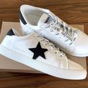 Vintage Havana  Carla Black White Sneakers Star Logo Shoes Size 8.5 NEW IN BOX Photo 1