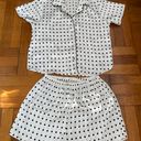 Delicates Sophia by  Sleepwear Womens Polkadots Top and bottom PJ - Size Small Photo 4