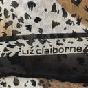 Liz Claiborne VTG 80s  Silk Cheetah Square Scarf Sheer Women’s 20.5”x20.5” Brown Photo 5