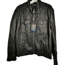 Marc New York  Black Vegan Leather Jacket nwt Photo 0