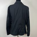 J.Jill  Mother of Pearl Button Front Black Blazer Size 14 Photo 9