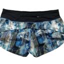 Lululemon  Athletic Speed Up LR Shorts Lined 2.5” Blue Multi Women's Size 6 Photo 1