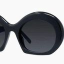 Loewe NEW  LW 40077I 01B Oversized Round Sunglasses 54 mm Black Photo 0