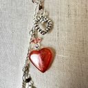 Vintage heart cherub beaded long charm necklace Photo 11