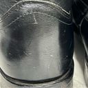 Justin Boots  Black leather Roper Size 6.5B vintage Photo 10