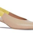 Burberry NEW  Slingback Logo Pumps Low Heel Shoes, Beige Nude, Size EU 37.5 Photo 0