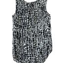 Rachel Zoe  Black & White Lizard Scale Tank Photo 1