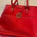 Henri Bendel Bright Red Hobo Crossbody Bag Photo 0