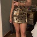 GOLD SEQUIN STAR DRESS Photo 2