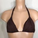 PilyQ  Isla triangle bikini top. Medium . NWT Photo 0