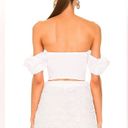 STAUD Revolve* Bouvier Crop Top in White, Size S New w/Tag Retail $245 SOLD OUT! Photo 3