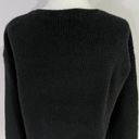 VERO MODA New  Ruffle Cuff Sweater Long Sleeve V-Neck Pullover Black Photo 8