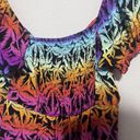 Crown & Ivy New Cabana Rainbow Palm Tree Sundress Size XL NWT  Swim Coverup Beach Photo 7