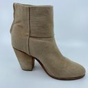 Rag and Bone  Newbury Classic Canvas Boots Color Beige SZ 8 Photo 5