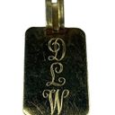 GF Personalized Alphabet Letter Initial D L W Pendant Winard 1/20 12 K  Photo 0