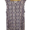 LuLaRoe  Pink & Purple Snake Print Sleeveless Tank Size Large Photo 0