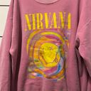 Nirvana Pink Graphic Crewneck Size M Photo 3