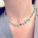 Free People Turquoise Stone Beaded Chain Choker Photo 4