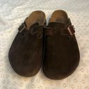 Birkenstock Boston Suede Leather clogs Photo 0