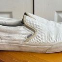 Vans  white perforated slip on sneakers men’s 6 women’s 7.5 Photo 0