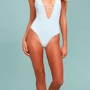 frankie's bikinis NWT Frankie’s Bikinis Lily Ribbed One Piece Photo 0