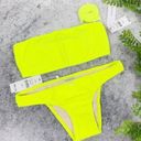 PilyQ  Pineapple Reef Bandeau Bikini Set Yellow Photo 0