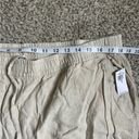 Old Navy  Cream Linen Blend Drawstring Trouser Pants Beach Summer Casual NWT XL Photo 6