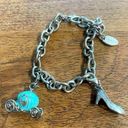 Disney  Cinderella Wagon and Slipper Charm Bracelet Photo 0