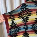 American Eagle  Size XS Hooded Navajo Sweater Poncho Photo 12