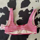 Solid & Striped Nwt  pink white stripe bikini top Photo 3