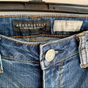 Aeropostale  High Waisted Jegging Distressed Jeans Sz 8 Raw Hem Photo 6