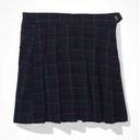 American Eagle AE Plaid Pleated Skirt BLUE SIZE 14 HIGHEST RISE NWT Photo 2