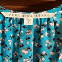 Veronica Beard  Roca V-Neck Button-Front Floral Silk Blouse Photo 3