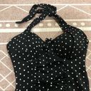 NWT Swimsuits for All polka dot retro vintage like halter swimsuit Size 8 Photo 2