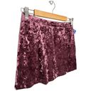 Abound New Nordstrom  Crushed Velvet Velour Mini Retro 90s Y2K Skirt Burgundy M Photo 6