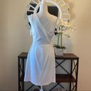 Betsey Johnson  Ivory Cutout Back Scuba Crepe Dress Photo 6