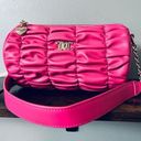 Juicy Couture  Pink Flash Run the World Shoulder Barrel Bag Ruched Faux Leather‌ Photo 0