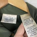 Kathie Lee Collection Vintage  Womens Button Blouse Olive Collared Vest Size M Photo 5