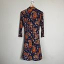 Tommy Hilfiger  Paisley Printed Tie-Waist Shirt Dress Women's Size 4 3/4 Sleeves Photo 4